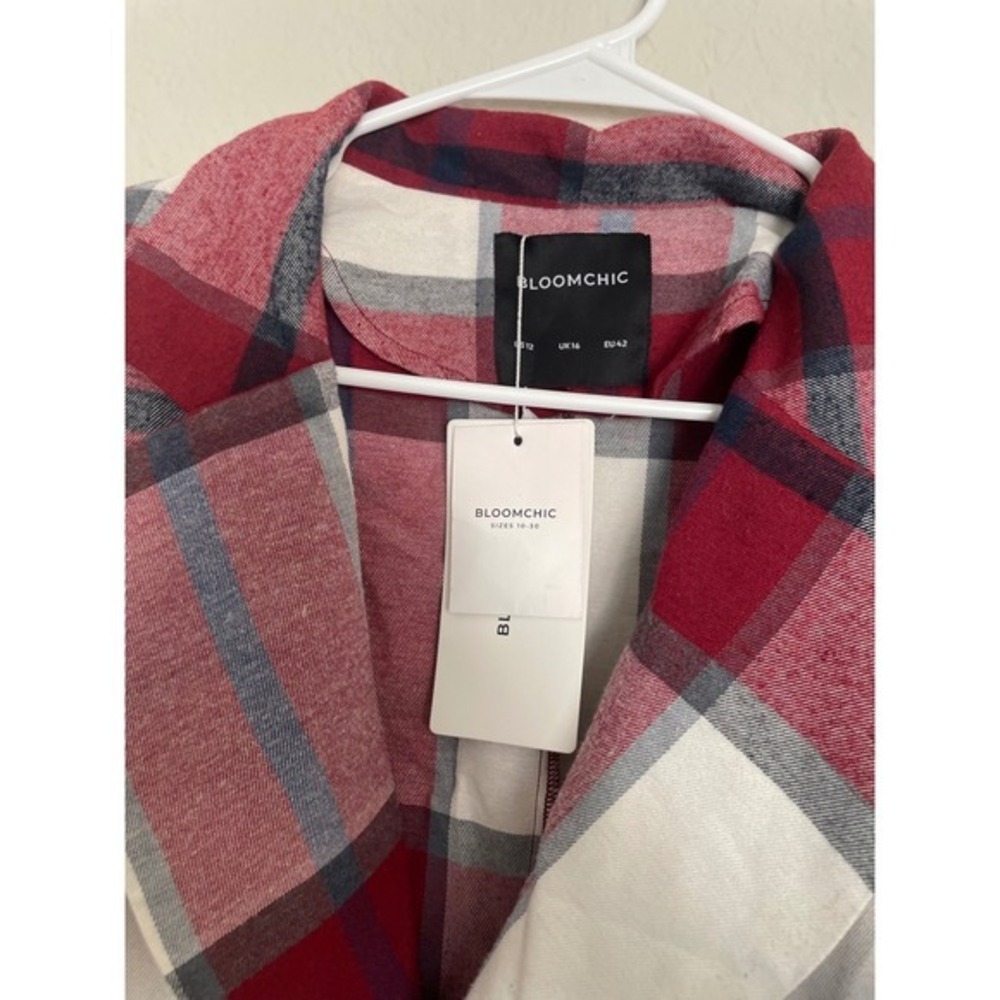 BloomChic Women's Colorblock 90' Blazer Long Sleeve Workwear preppy Size 12 - Picture 3 of 13